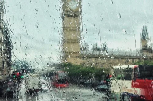 water droplets on glass window